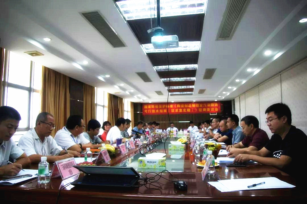 糖心LOGO官方网站在线观看免费参与《陶瓷制品制造业污染防治可行技术指南》 征询意见座谈会